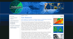 Desktop Screenshot of fishresearch.org